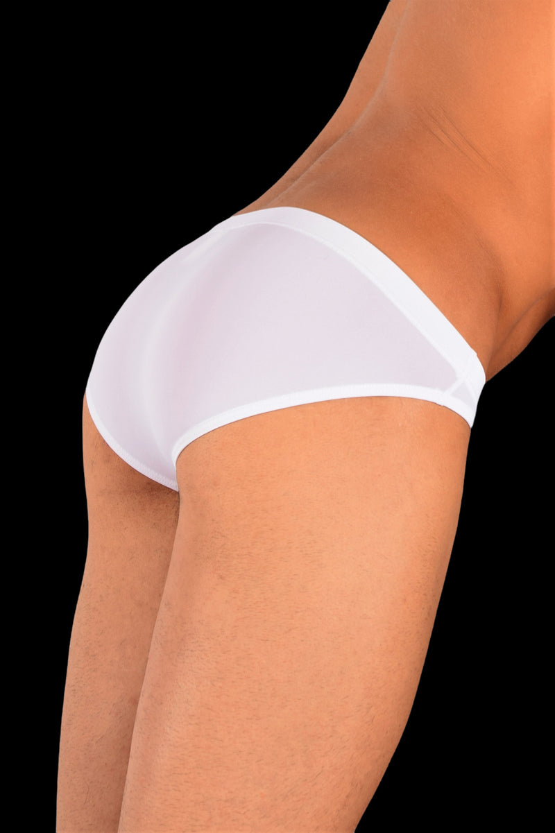 SMU  Sexy Men Underwear Colors Mini Sheer Brief White 60003 15