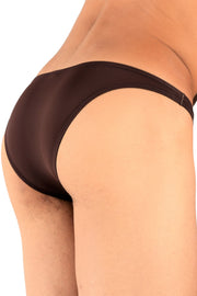 SMU Sheer Mini Brazilian Bikini Briefs Brown 120603 10