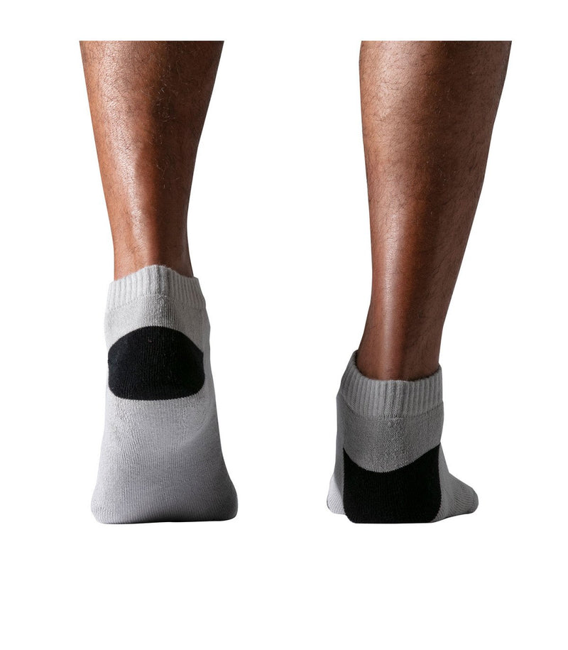 Sock TOF PARIS Cotton Cushioned Low Cut Socks Grey & Black 25
