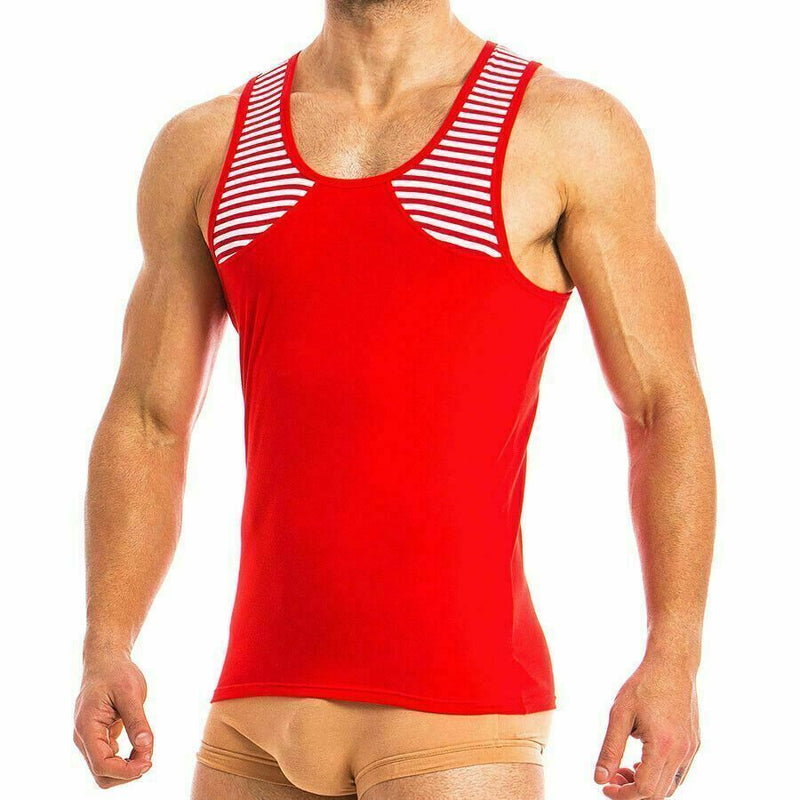 Sporty Tank Modus Vivendi Tanktop Marine Top Quality Camisole Red 10831 23