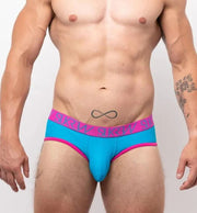 SUKREW Apex Briefs Low-Rise Front Brief Rounded Cupping Pouch Deep Blue 47