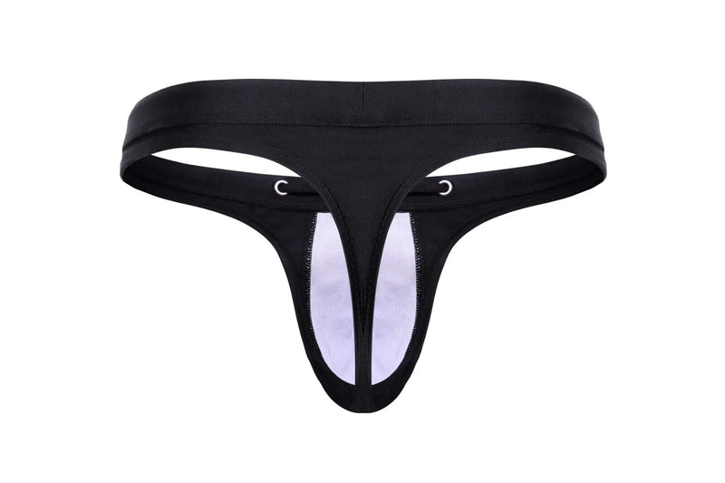 SUKREW Low - Rise Swim Thong Torrent Round Contour Pouch Lemon Jet Black 332