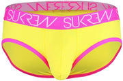 Sukrew Sukrew Briefs ASCOT Apex Fashion ColorFull Brief Yellow 5