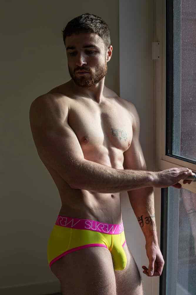 Sukrew Sukrew Briefs ASCOT Apex Fashion ColorFull Brief Yellow 5