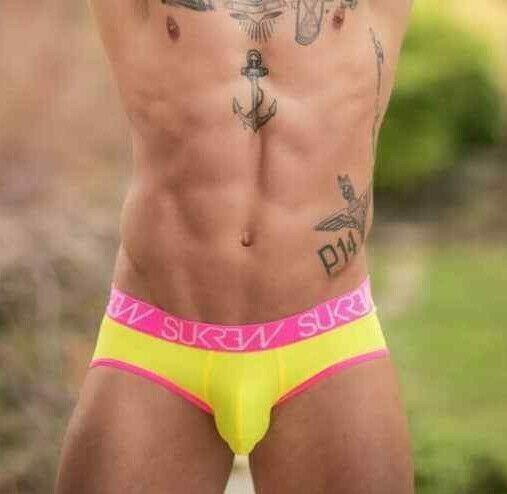 Sukrew Sukrew Briefs ASCOT Apex Fashion ColorFull Brief Yellow 5