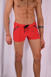 Swim-Short Gregg Homme Swimwear Exotic Swim-Trunk Red 161205 216