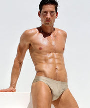 Swimwear RUFSKIN ORLANDO Swim Briefs Inner T-Back Contoured Pouch Champagne 25