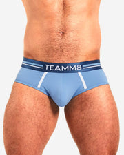 TEAMM8 Base Brief Soft Hand Feel Quick-Dry Slip Blue 14
