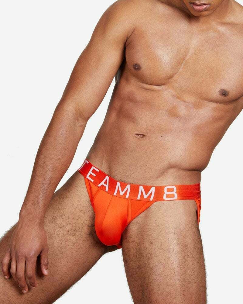 TEAMM8 Brief Spartacus Quick-Dry Low-Rise Briefs Flame Orange 11