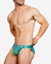 TEAMM8 Briefs Spartacus Quick-Dry Low-Rise Brief Blue Grass Green 11