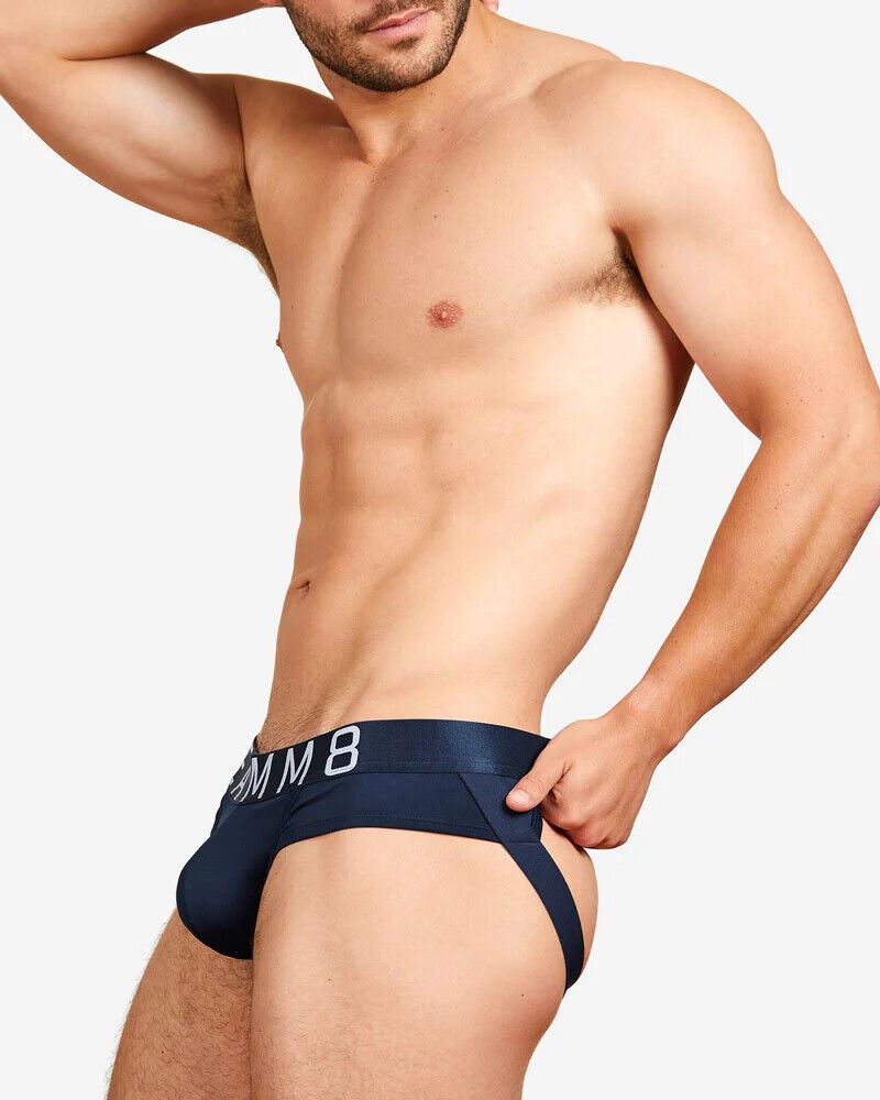 TEAMM8 PRIDE Jockstrap Spartacus Low-Rise Quick Dry Jock Midnight Navy 16