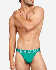 TEAMM8 Spartacus Thongs  Low-Rise Quick Dry Thong Grass Green