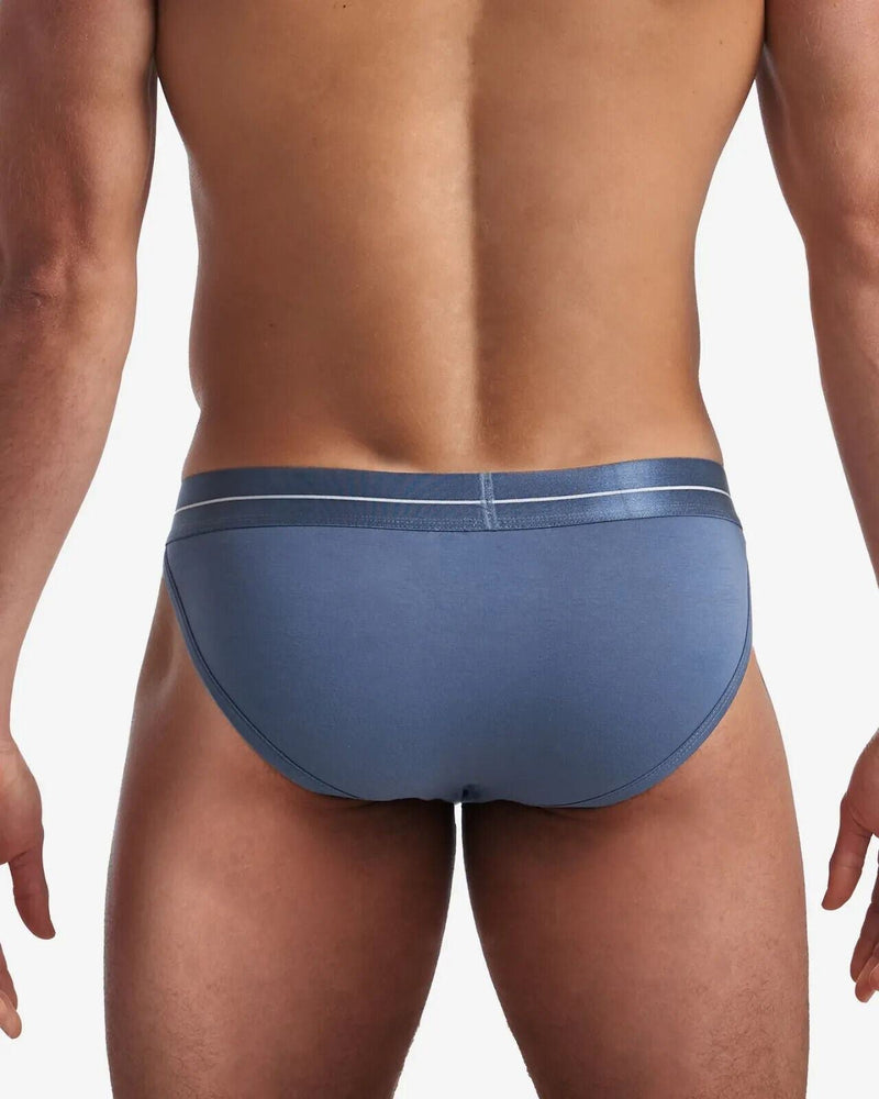TEAMM8 Tanga-Brief Superior Micro-Modal & Quick Dry Sport Briefs Slate Blue 24
