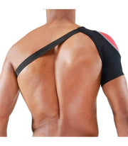 TOF PARIS Fetish Shoulder Harness Elegant Garments Clubbing Black/Red