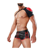 TOF PARIS Fetish Shoulder Harness Elegant Garments Clubbing Black/Red