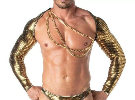 TOF PARIS Glitter Fashion Gold Chains With Clasps Attachment 771