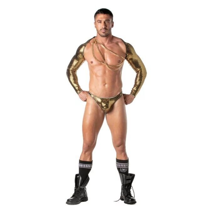 TOF PARIS Glitter Fashion Gold Chains With Clasps Attachment 773