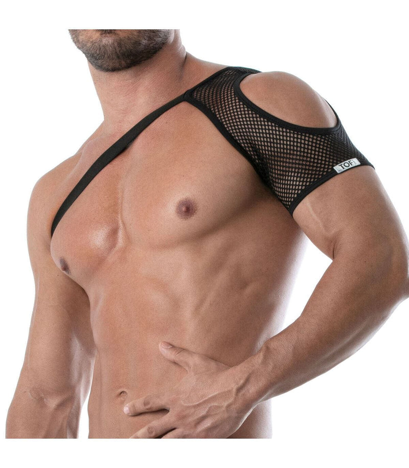 TOF PARIS Shoulder Harness Mesh Circuit Transparent Black 90
