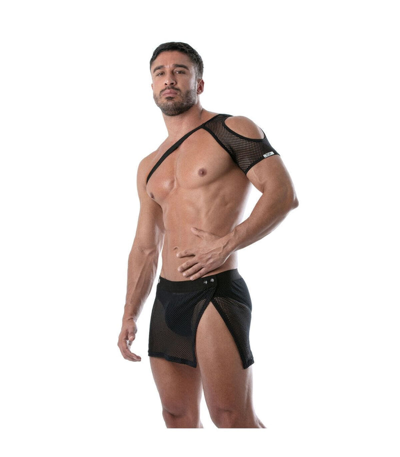 TOF PARIS Shoulder Harness Mesh Circuit Transparent Black 90