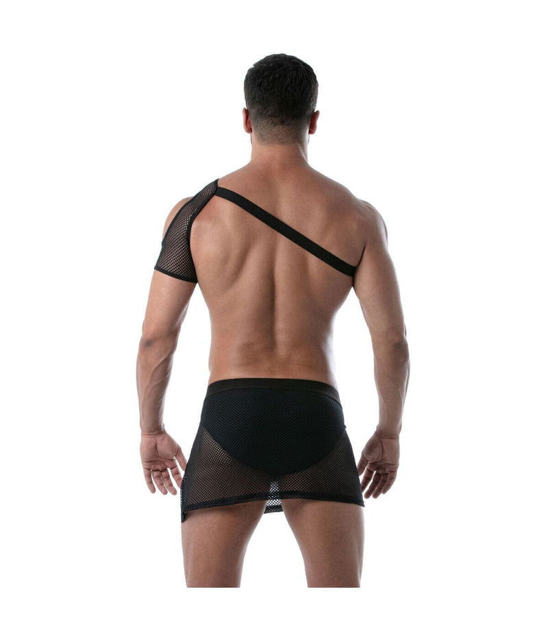 TOF PARIS Shoulder Harness Mesh Circuit Transparent Black 90