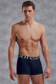 Trio Pack Boxer DOREANSE Cotton Modal Black + White + Navy 1777