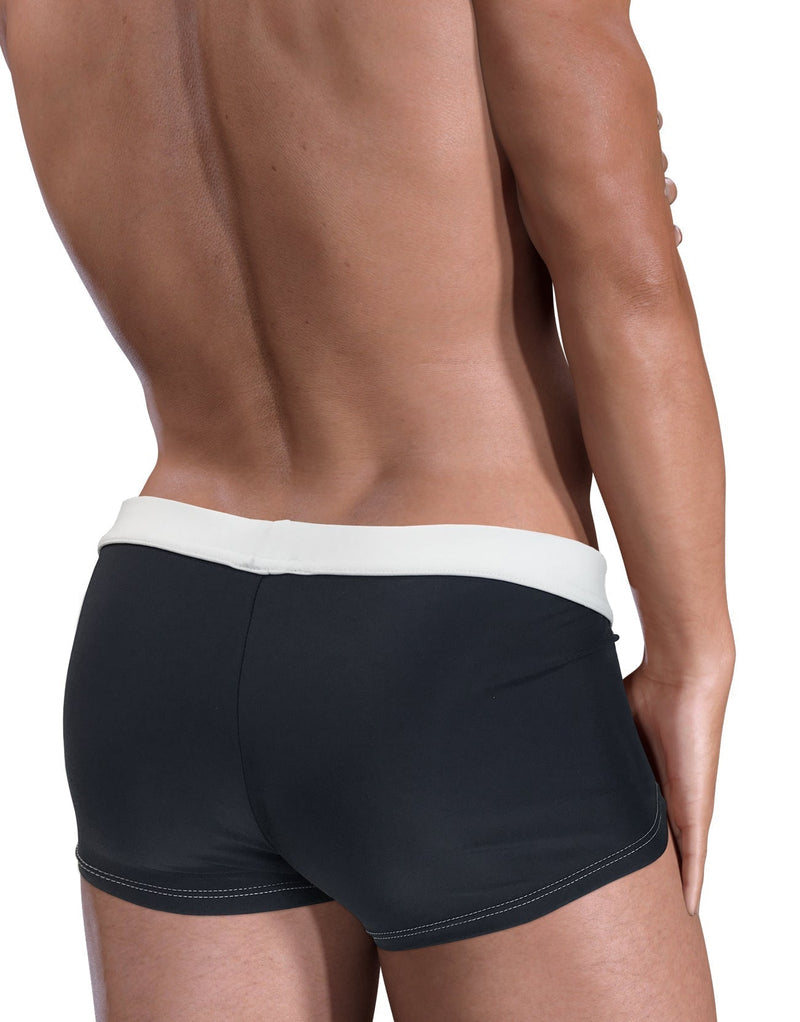 WildmanT Swimwear Moby Big Boy Pouch Swim-Trunk Square Cut White MDS-SQ