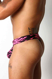 XL - Thongs VAUX VX4 Thong By Cellblock 13 Zebra Pink
